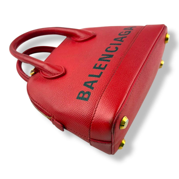 Balenciaga Top Ville Red XXS Handbag - Lux Central