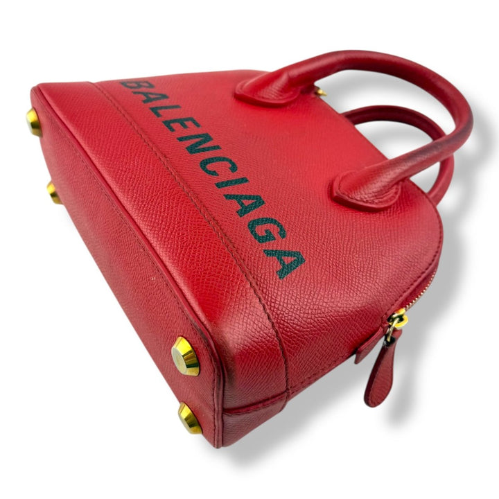 Balenciaga Top Ville Red XXS Handbag - Lux Central