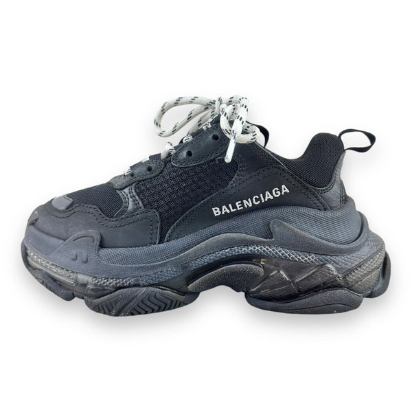 Balenciaga Triple S Black Clear Sole UK EU 35 Lux Central