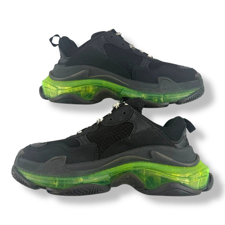 Balenciaga Triple S Black Green UK 6 / EU 39 - Lux Central