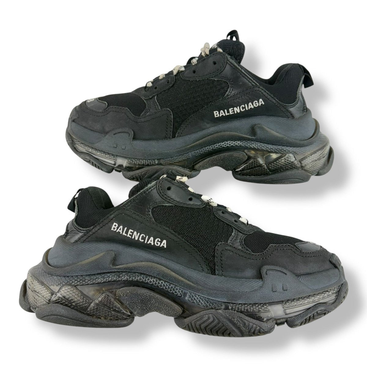 靴 BALENCIAGA tripleS Men's Triple S Trainers in Black | Balenciaga GB