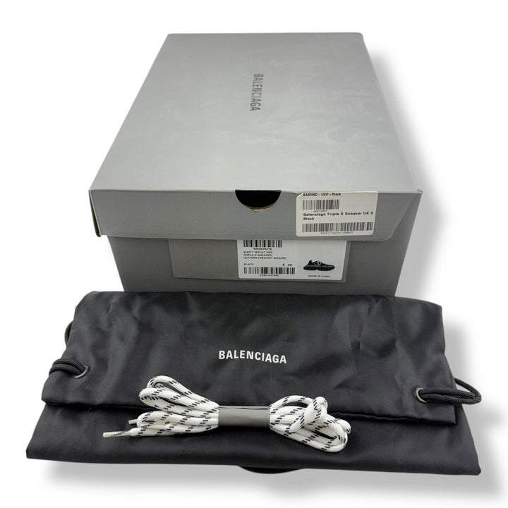 Balenciaga Triple S Black UK 6 / EU 40 - Lux Central