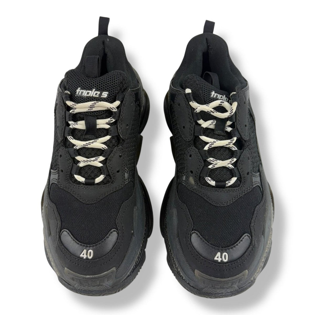 Balenciaga Triple S Black UK 7 / EU 40 - Lux Central
