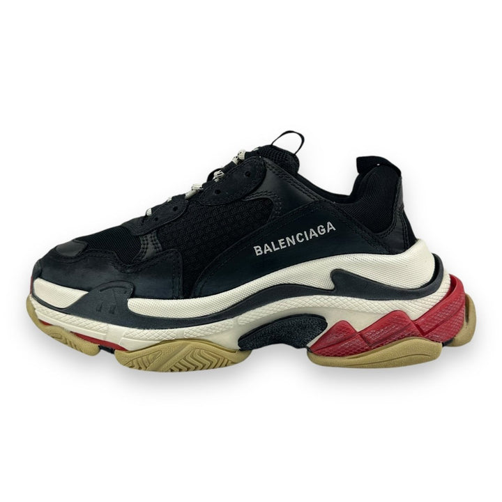 Balenciaga Triple S Black/White/Red UK 5 / EU 39 - Lux Central