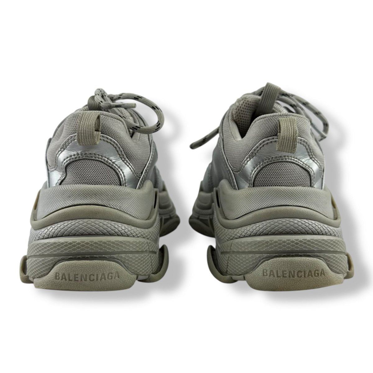 BALENCIAGA トリプルS 希少シルバー　37 BALENCIAGA バレンシアガ Triple S SILVER METALILC スニーカー