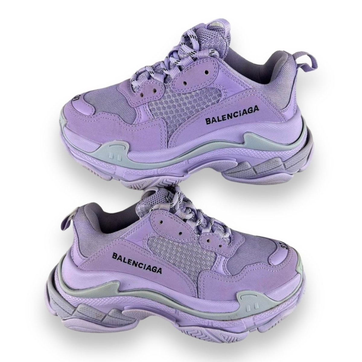 Purple triple s balenciaga deals