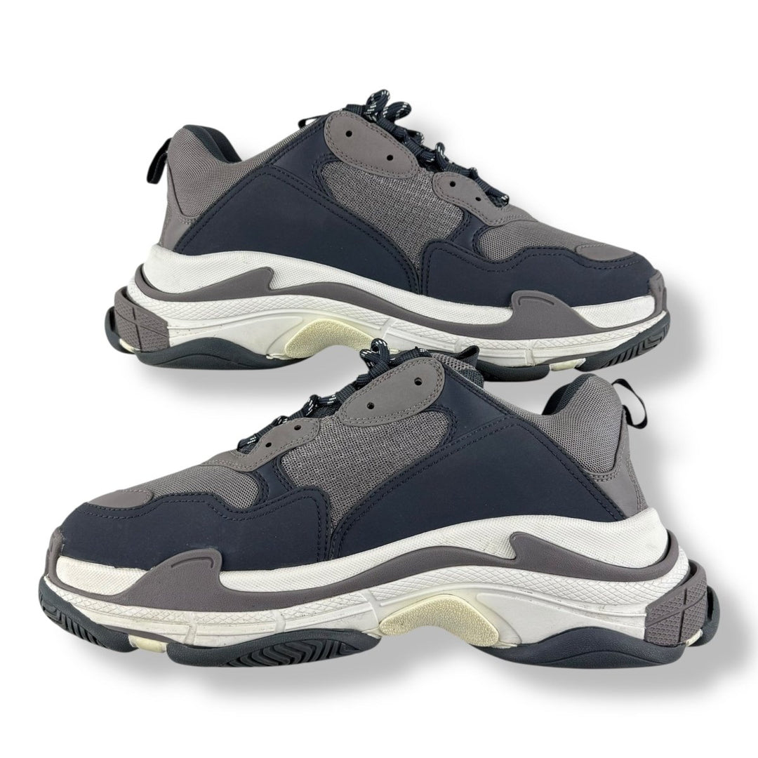 Balenciaga Triple S Navy Blue / Grey UK 10 / EU 44 - Lux Central