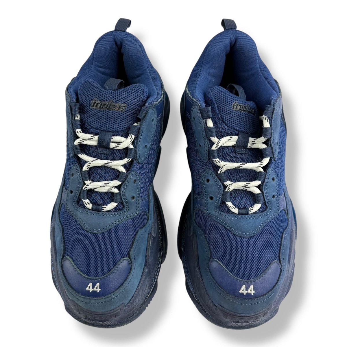 Balenciaga Triple S Navy Blue UK 10 / EU 44 - Lux Central