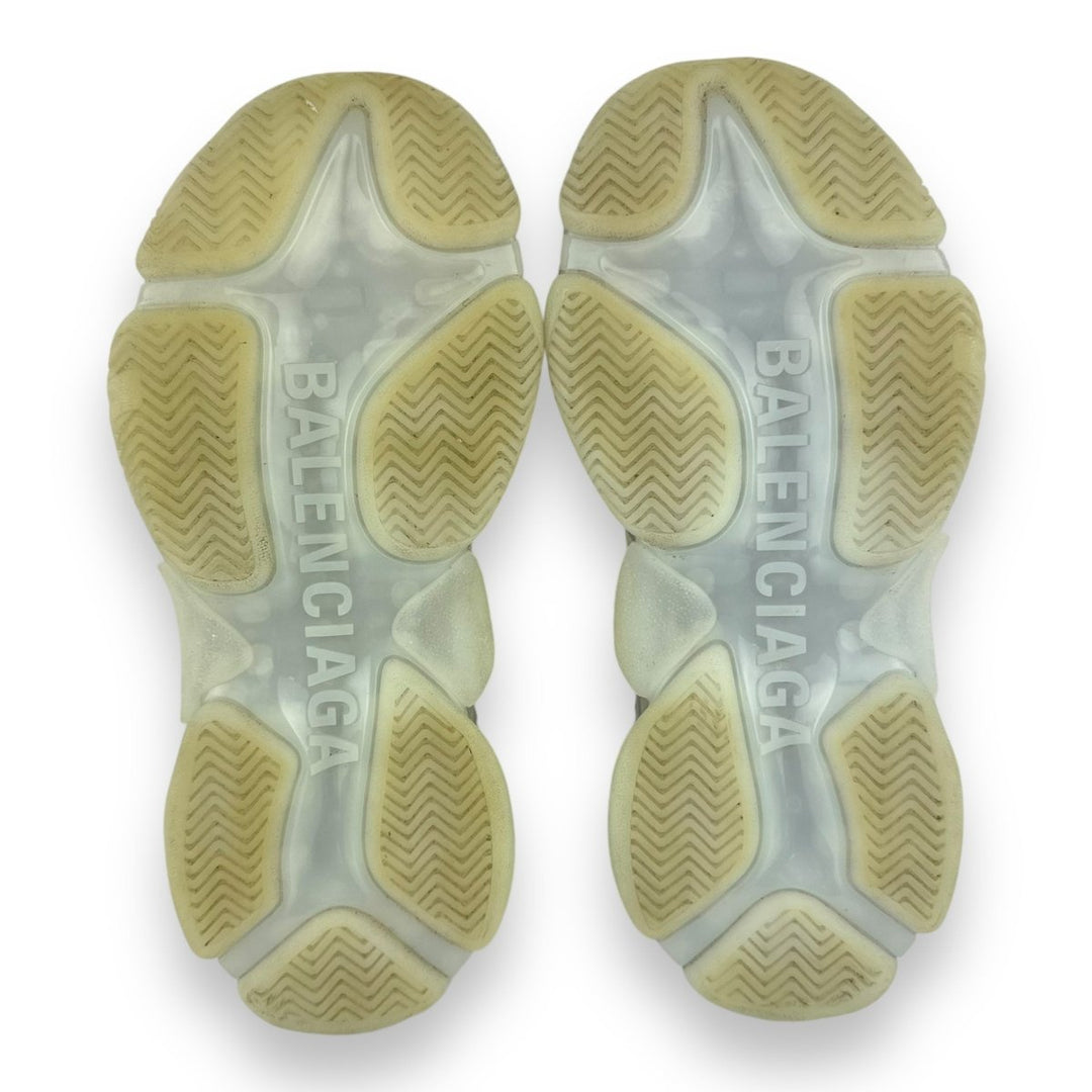 Balenciaga Triple S White Clear Sole UK EU 40 Lux Central