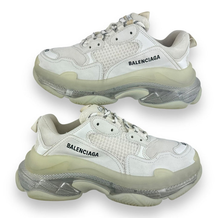 Balenciaga Triple S White Clear Sole UK 7 / EU 40 - Lux Central