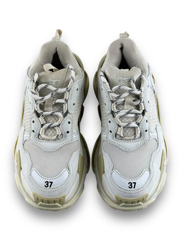 Balenciaga Triple S White Womens UK 4 / EU 37 - Lux Central