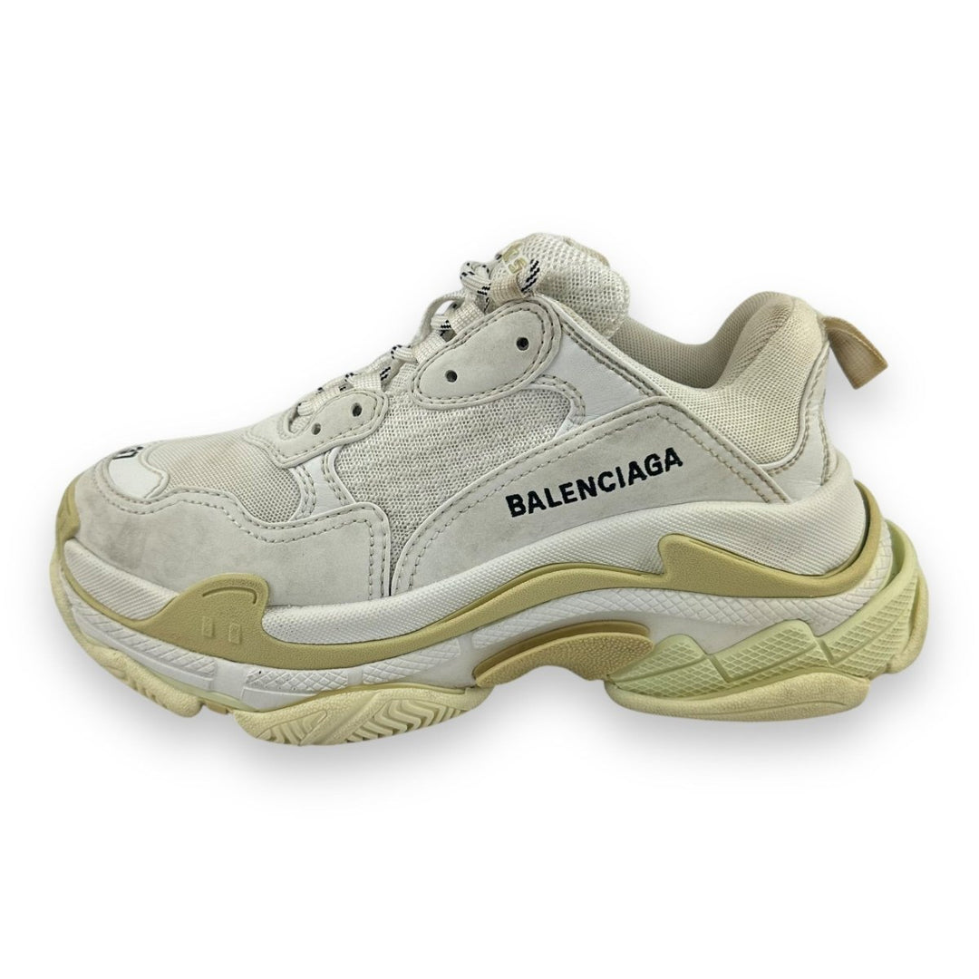 Balenciaga Triple S White Womens UK 4 / EU 37 - Lux Central