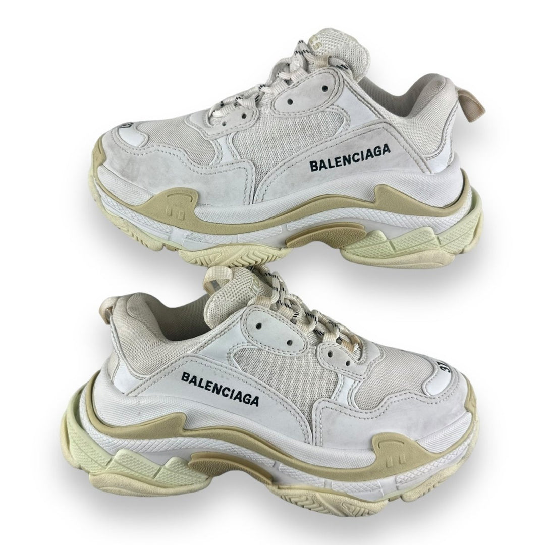 Balenciaga Triple S White Womens UK 4 / EU 37 - Lux Central