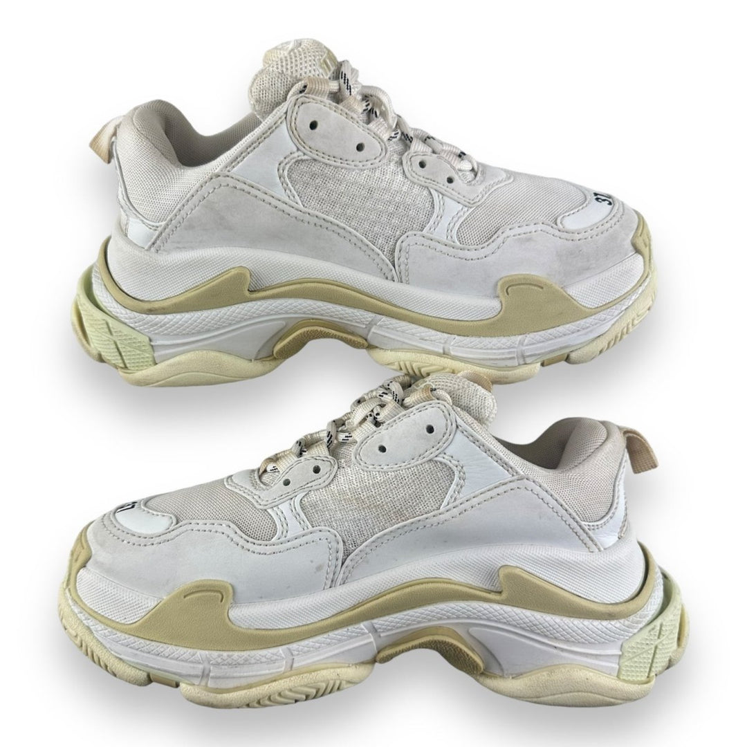 Balenciaga Triple S White Womens UK 4 / EU 37 - Lux Central