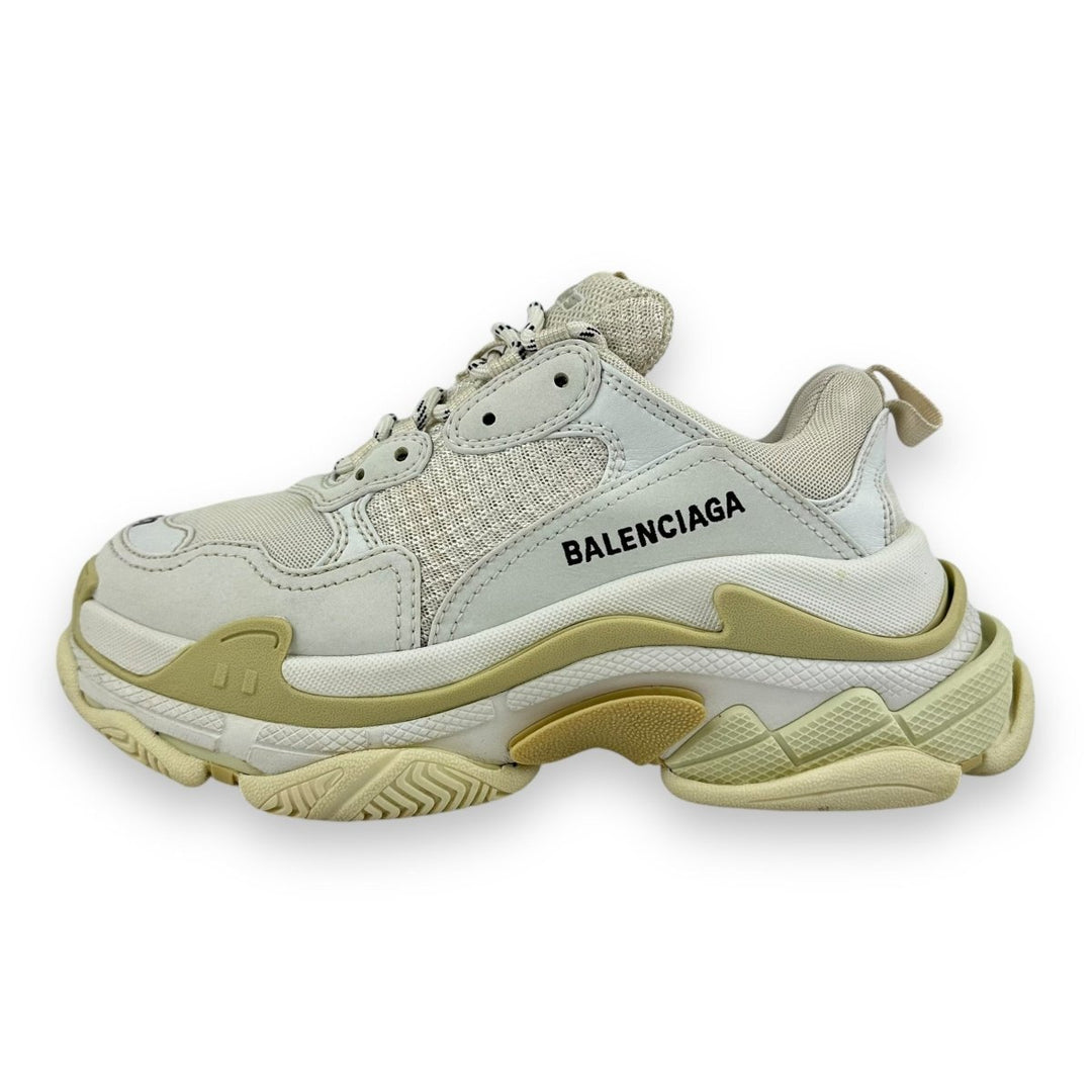 Balenciaga Triple S White Womens UK 4 / EU 37 - Lux Central