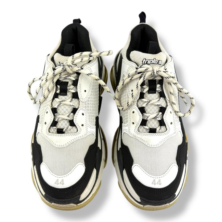 Balenciaga Triple S White/Black UK 10 / EU 44 - Lux Central