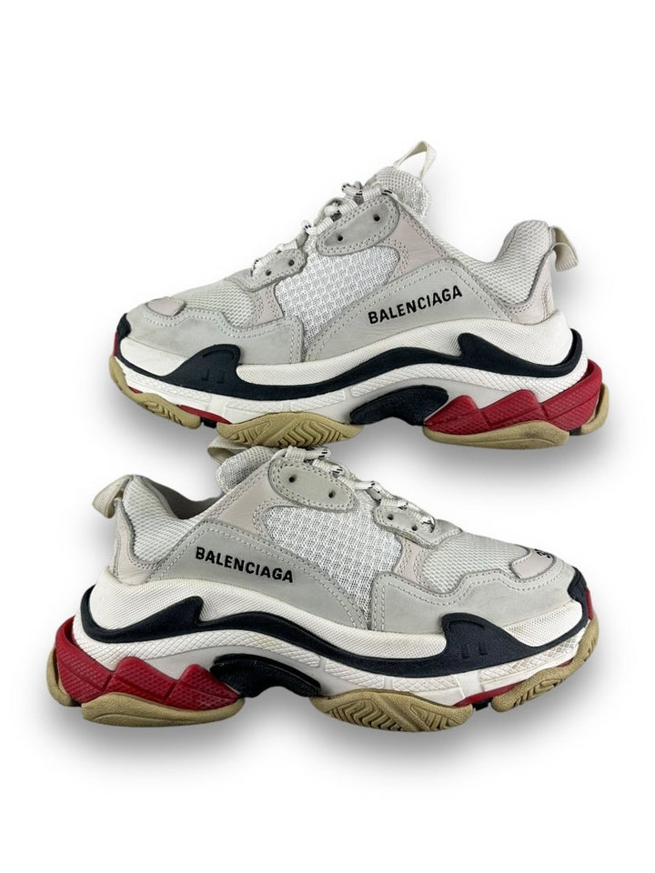 Balenciaga Triple S White/Black/Red UK 4 / EU 37 - Lux Central