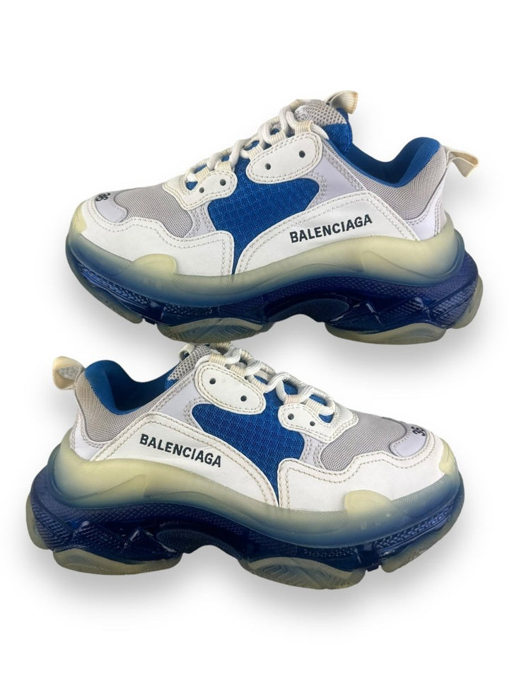 Balenciaga Triple S White/Blue UK 3 / EU 36 - Lux Central