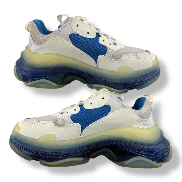 Balenciaga Triple S White/Blue UK 5 / EU 38 - Lux Central
