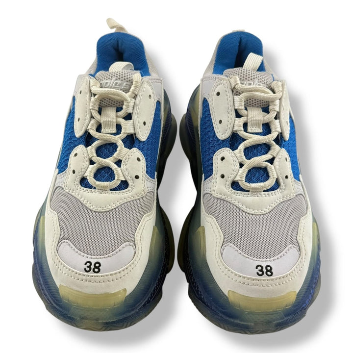 Balenciaga Triple S White/Blue UK 5 / EU 38 - Lux Central