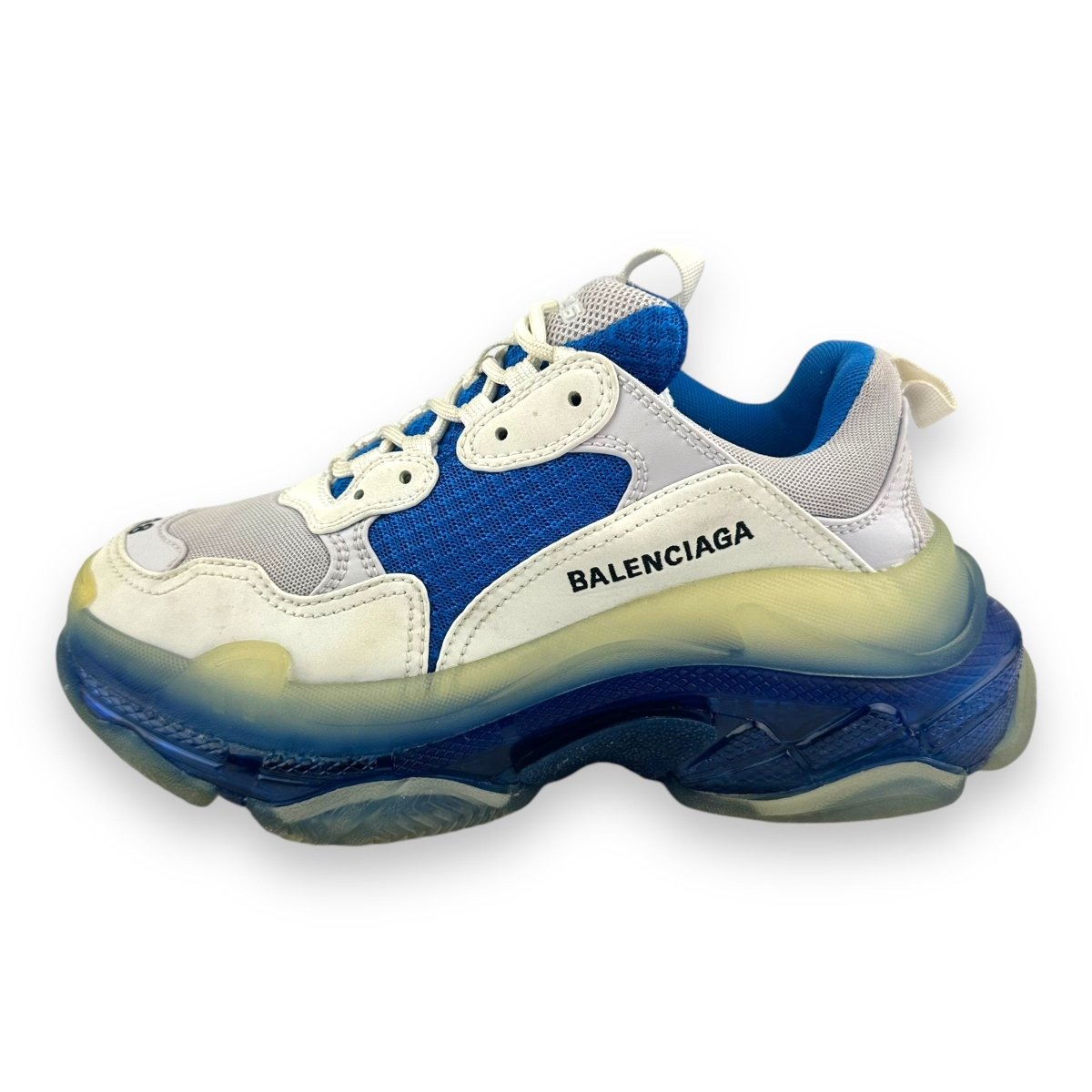 Balenciaga Triple S White Blue UK 5 EU 38 Lux Central