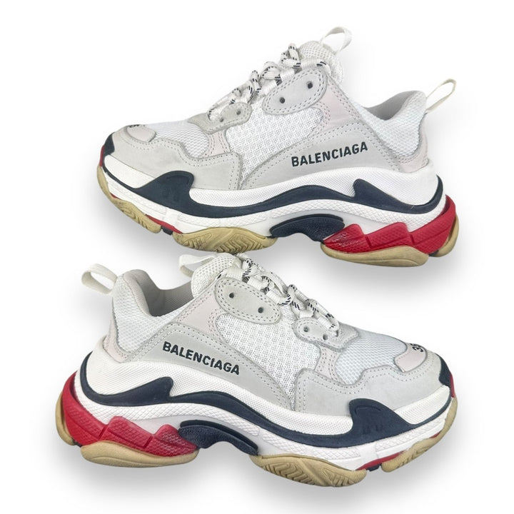 Balenciaga Triple S White/Red UK 2 / EU 35 - Lux Central