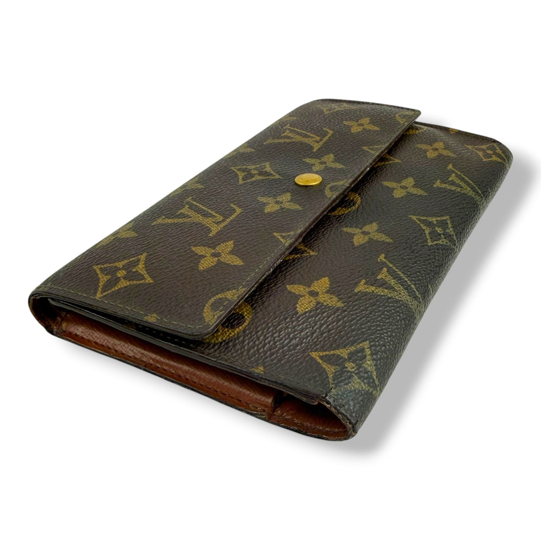 Louis Vuitton Trifold Brown Monogram Femme Wallet