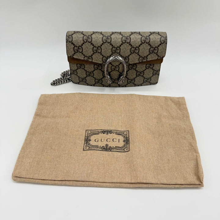 Gucci GG Dionysus Beige Super Mini Handbag