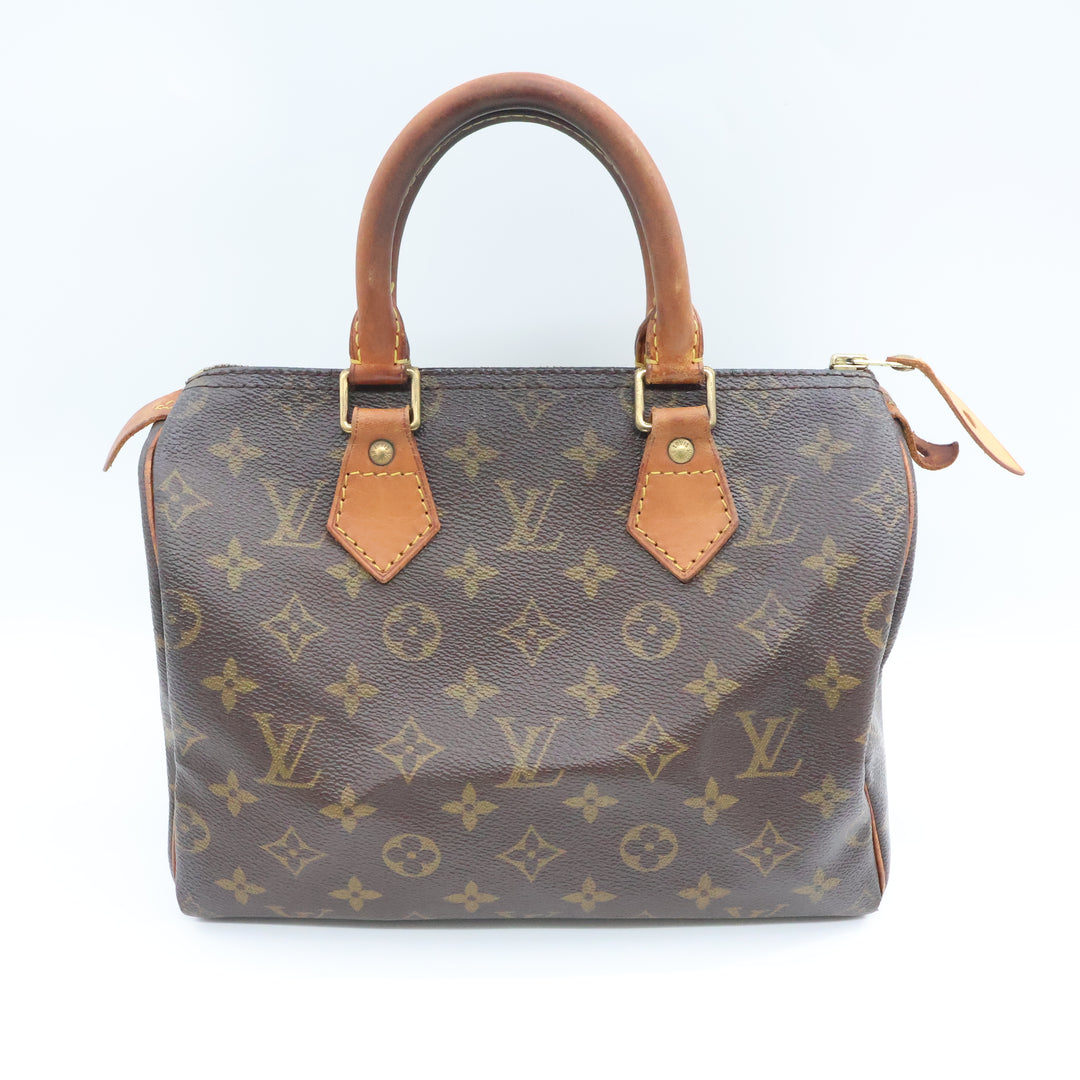 Louis Vuitton Vintage Brown Monogram Speedy 25 Handbag