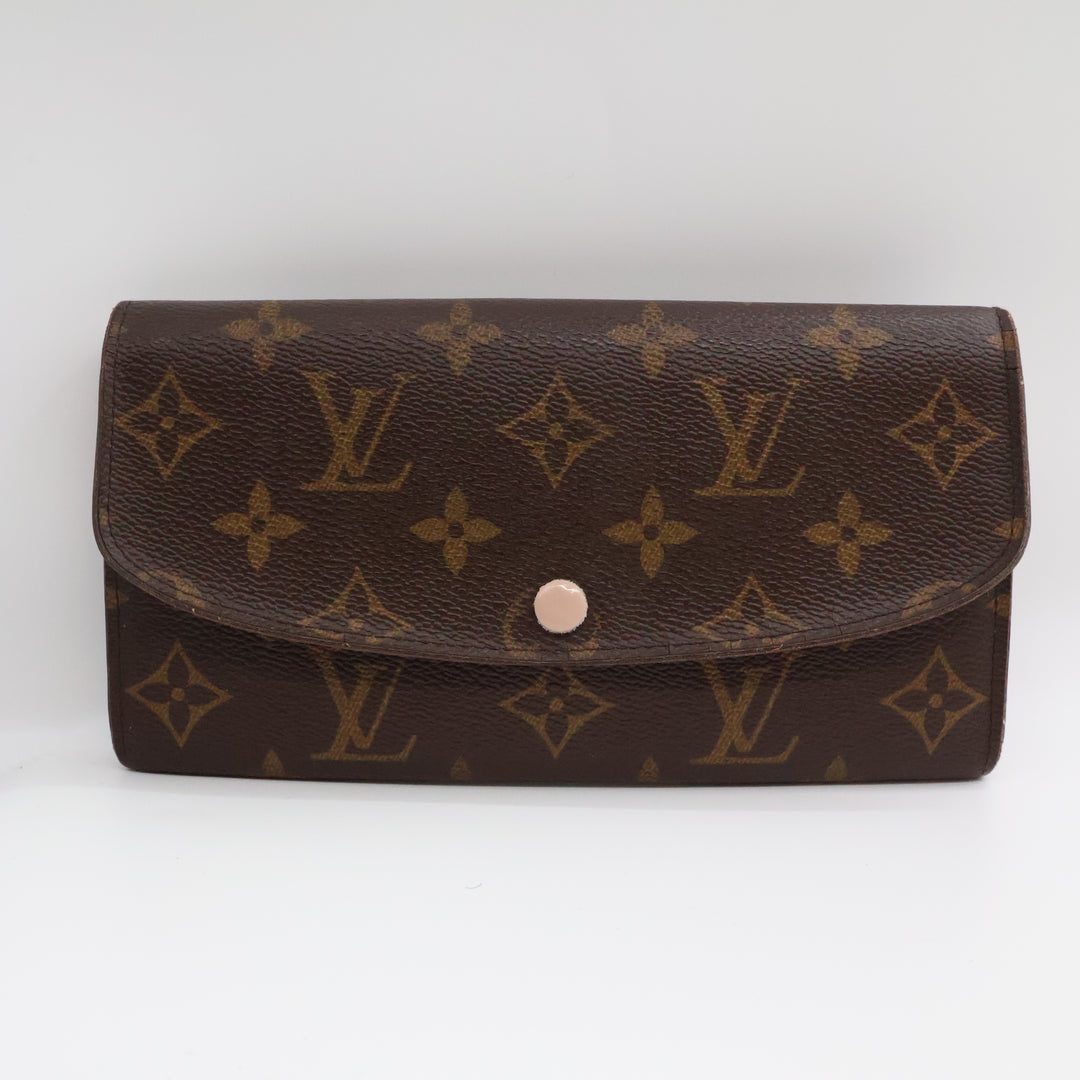 Louis Vuitton Emilie Brown Monogram Femme Wallet