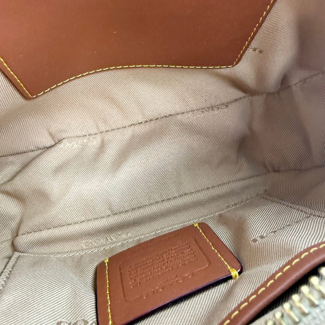 Coach Camera Soft Pebble Beige Crossbody Handbag