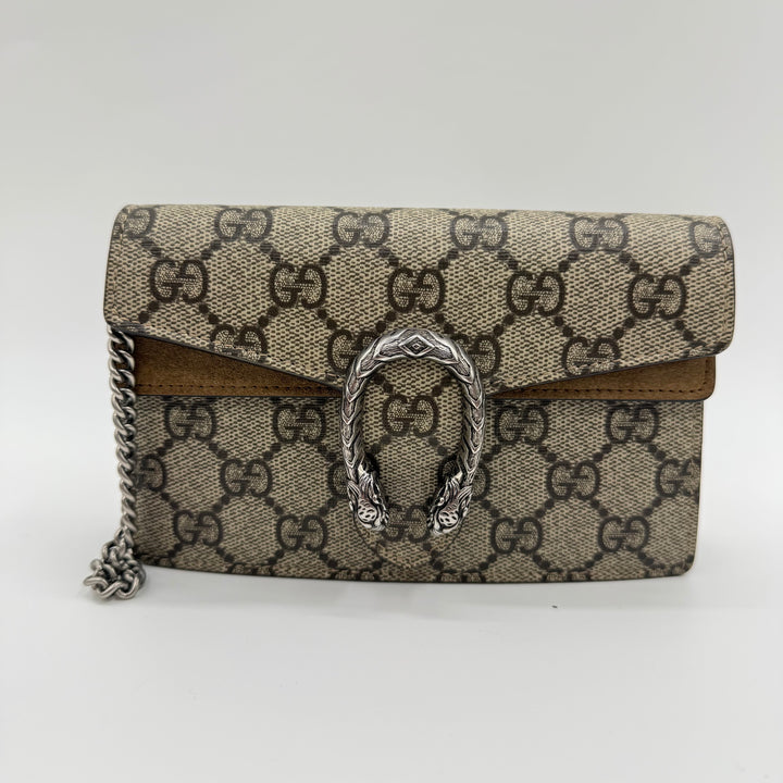 Gucci GG Dionysus Beige Super Mini Handbag