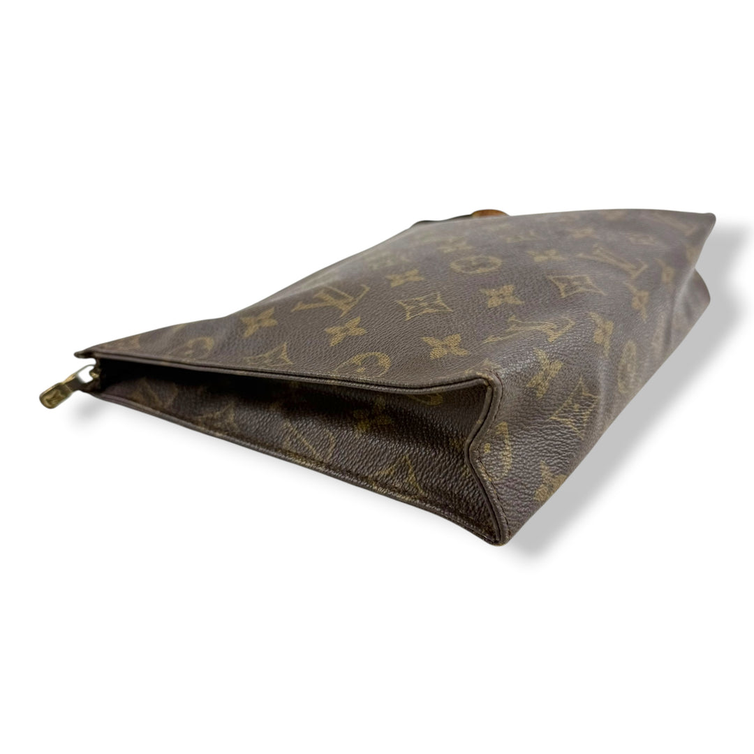 Louis Vuitton Vintage Brown Monogram Toiletry 26 Pouch