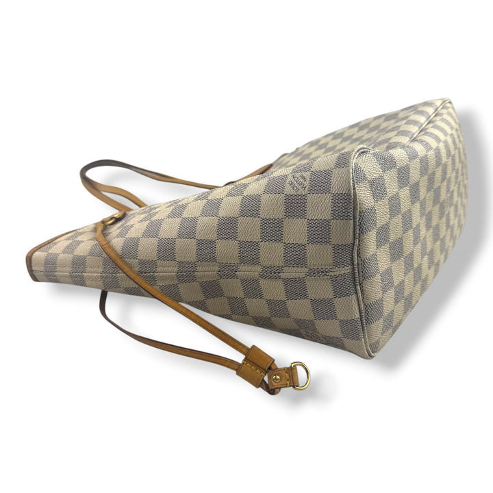 Louis Vuitton Damier Azur Neverfull MM Handbag
