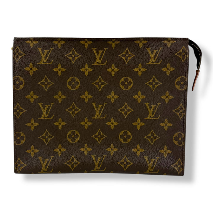 Louis Vuitton Brown Monogram Toiletry Pouch 26 Bag