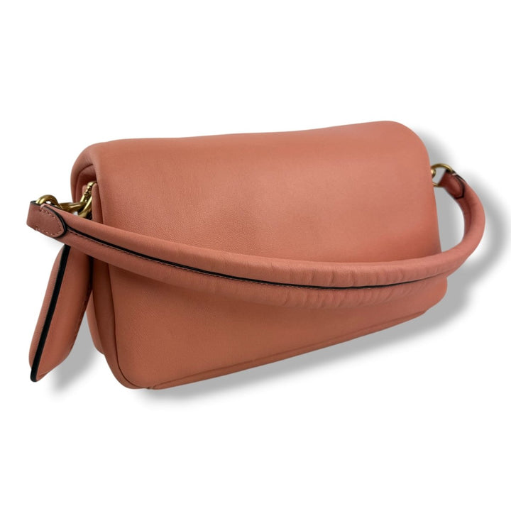 Coach Pillow Tabby 26 Coral Leather Handbag
