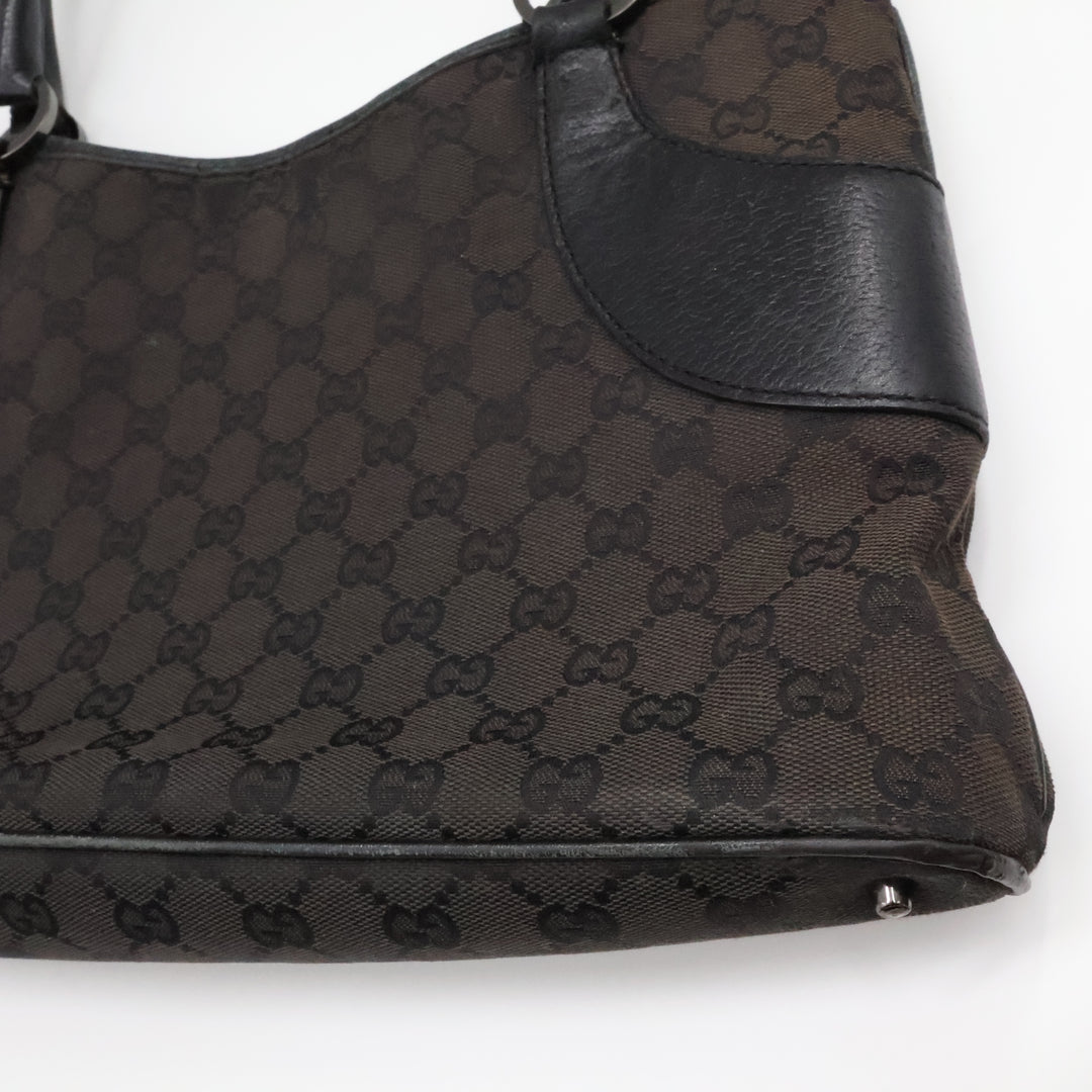 Gucci GG Black Monogram Tote Handbag