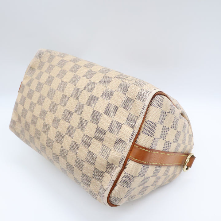 Louis Vuitton Damier Azur Speedy Bandouliere 25 Handbag