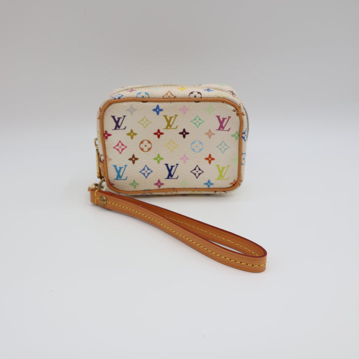 Louis Vuitton White Murakami Wapity PM Pouch