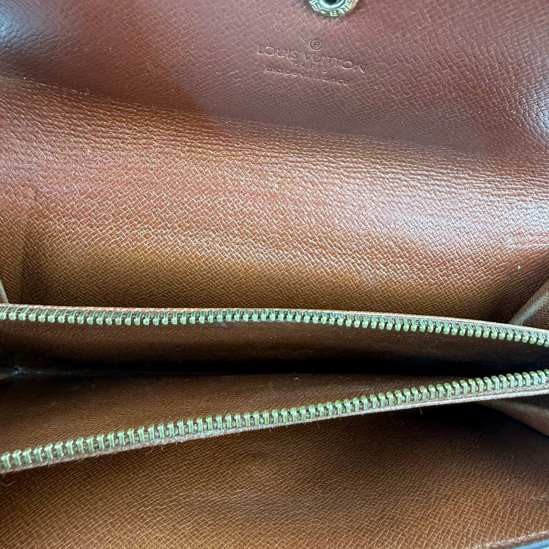 Louis Vuitton Sarah Brown Monogram Femme Wallet