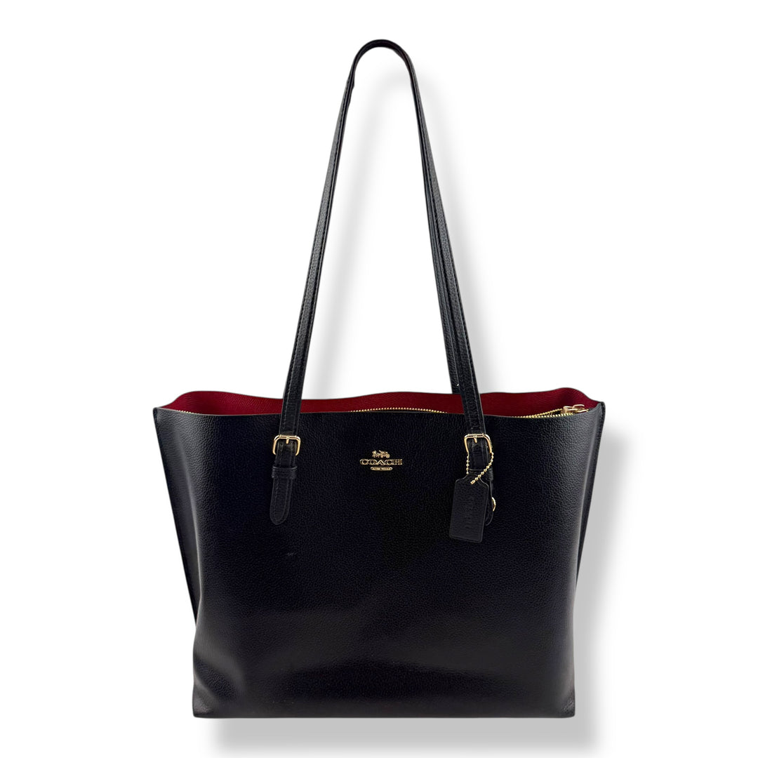 Coach Mollie Black Tote Handbag