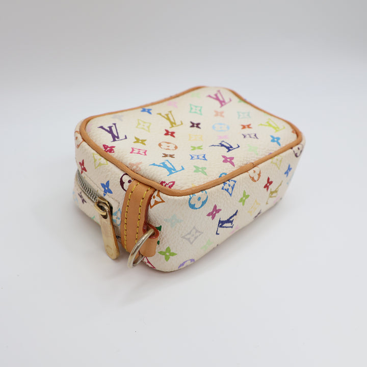 Louis Vuitton White Murakami Wapity PM Pouch