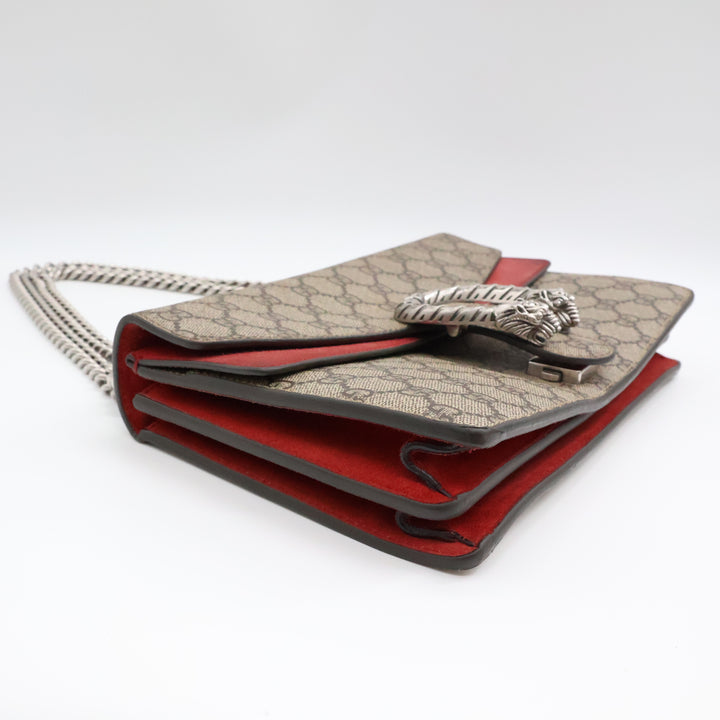 Gucci GG Dionysus Small Beige/Red Handbag
