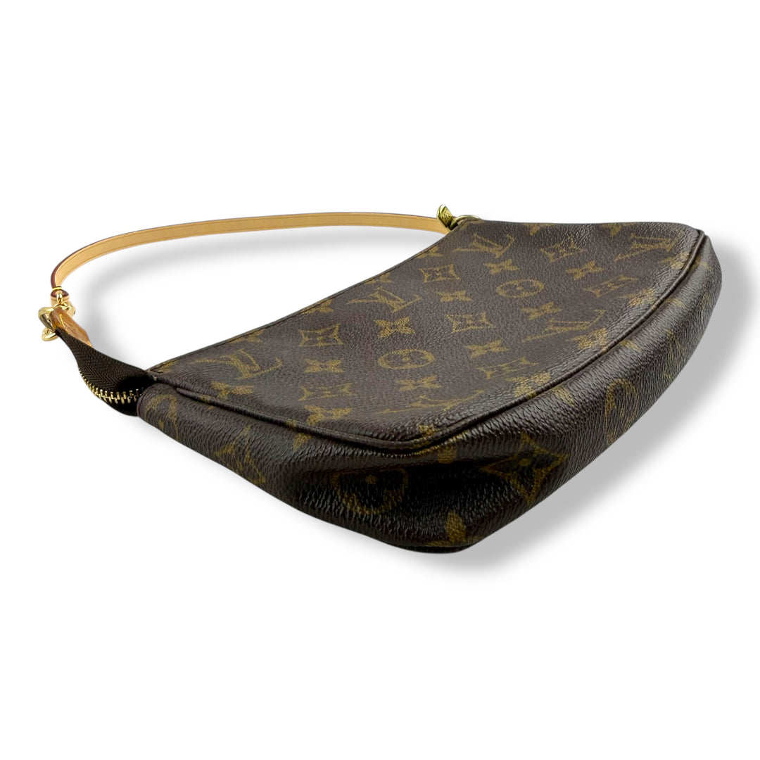 Louis Vuitton Pochette Accessories Brown Monogram Clutch Bag