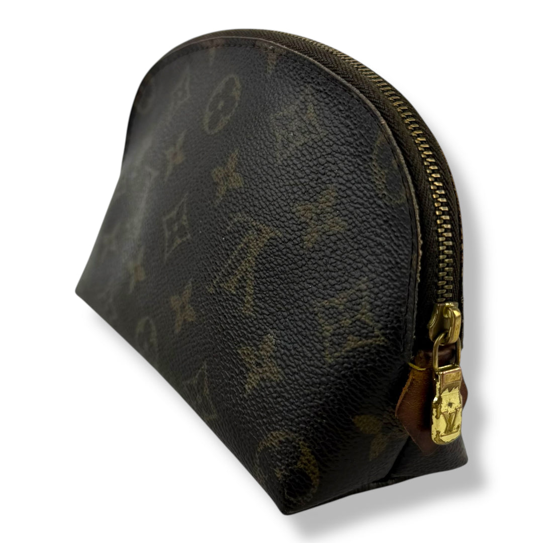 Louis Vuitton Brown Monogram PM Travel Cosmetic Pouch