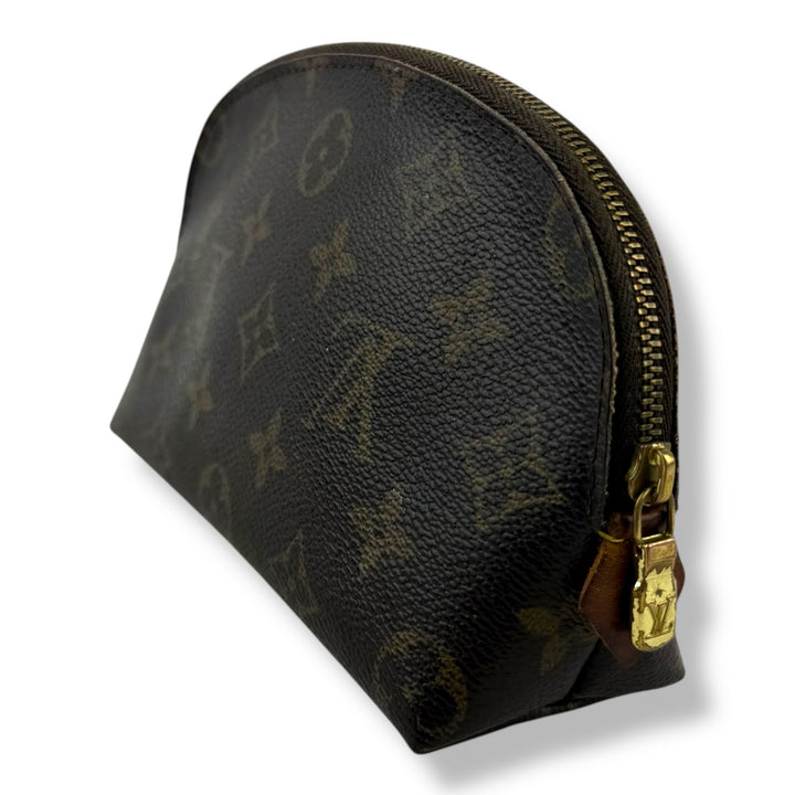 Louis Vuitton Brown Monogram PM Travel Cosmetic Pouch
