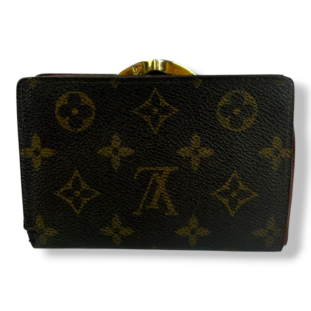 Louis Vuitton Brown Monogram Clip Card Wallet