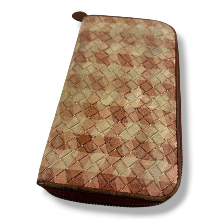 Bottega Veneta Pink / White Long Wallet - Lux Central