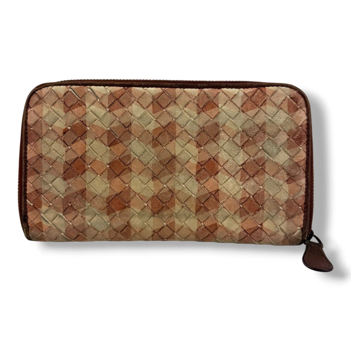 Bottega Veneta Pink / White Long Wallet - Lux Central