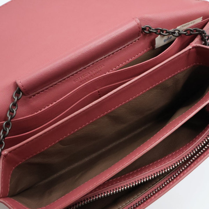 Bottega Veneta WOC Pink Nappa Lambskin Leather Handbag - Lux Central